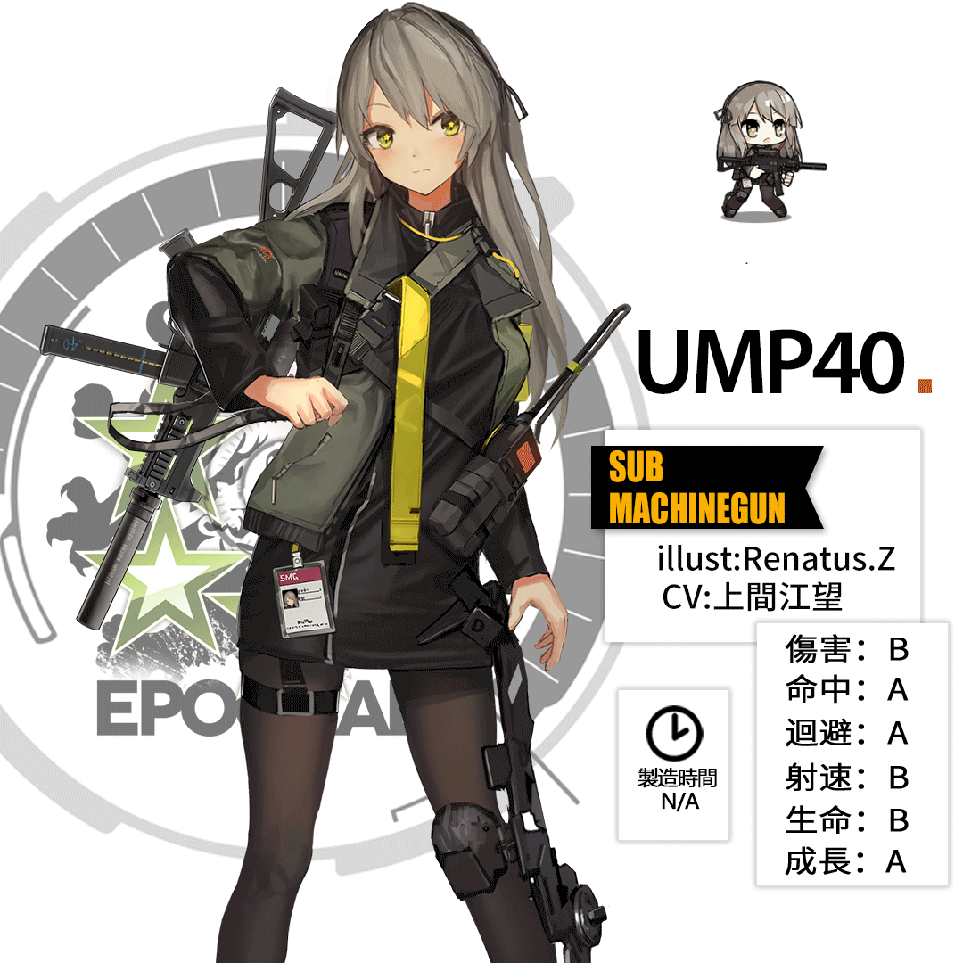 【情報】夏季活動限定全新戰術人形UMP40、F1介紹