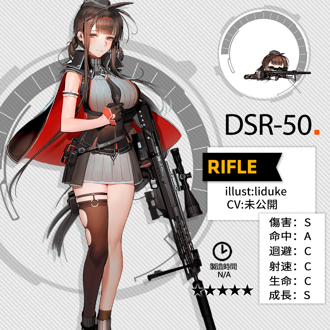 【情報】夏季活動限定全新戰術人形DSR-50介紹